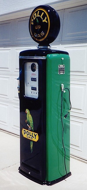 Polly Gas Pump - Left View