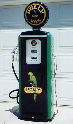 Restored Polly Gas Pump