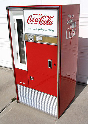 Coca Cola Vendo 63 Bottle Machine - Right View