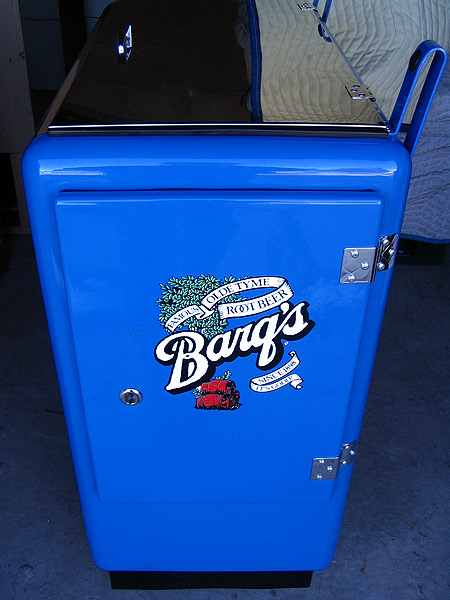 Barq's Ideal 55 Machine - Door Side View