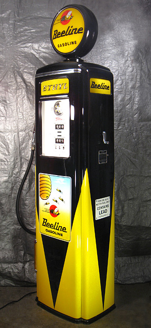 Tokheim 39 Tall Beeline Gas Pump - Left View