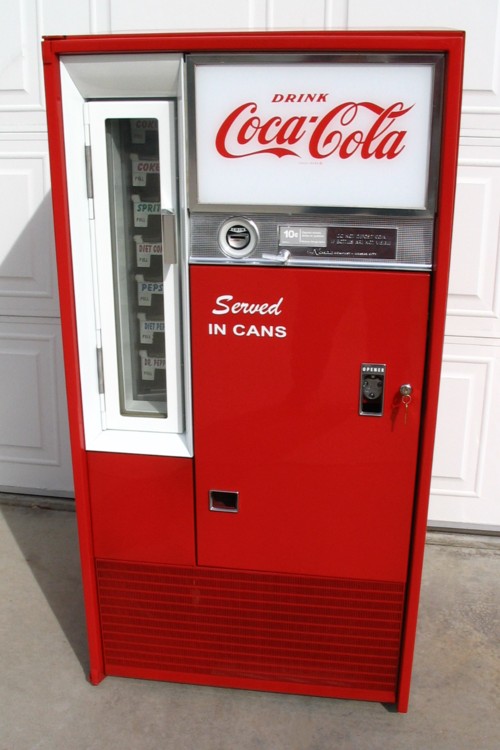 Coca Cola Vendo 63 Machine - Front View