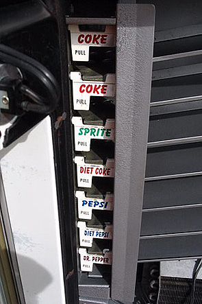 Coca Cola Vendo 63 Machine - Stack Labels