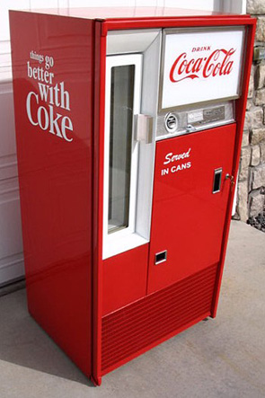 Coca Cola Vendo 63 Machine - Left View