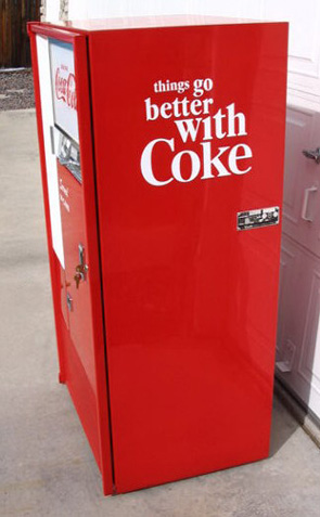 Coca Cola Vendo 63 Machine - Right Side View