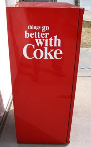 Coca Cola Vendo 63 Machine - Left Side View