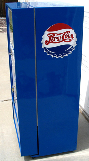 Pepsi Cola Vendo 56 Machine - Right Side View