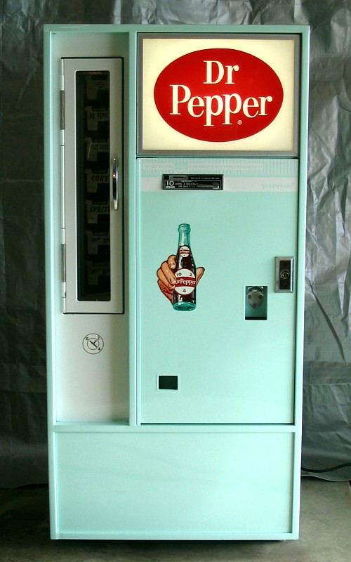 Dr Pepper Vendo 56 Machine - Front View