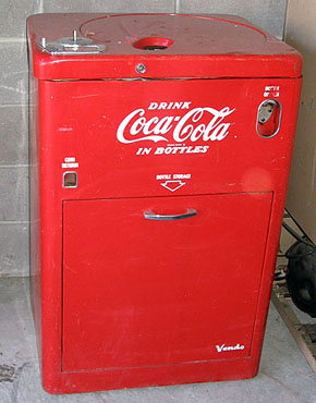 Unrestored Coca Cola Vendo 23 Spin Top