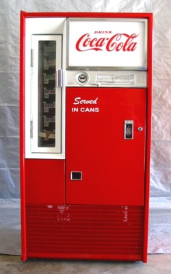 Coca-Cola Vendo 63 Stock Can Machine - Small Image