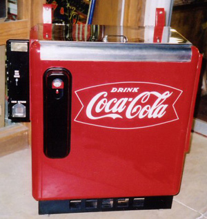 Coca Cola Ideal 55 Slider Machine Photoshoot