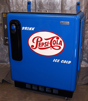 Pepsi Cola Ideal 55 Slider Machine Photoshoot