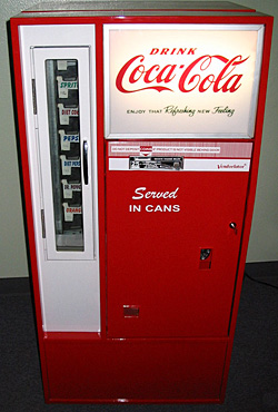 Coca Cola Vendo 56 Machine Photoshoot