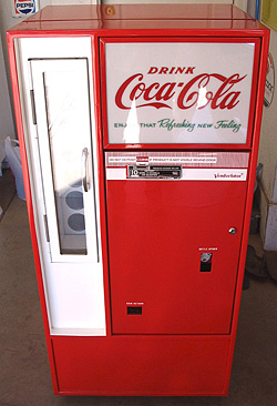 Pepsi Cola Vendo 56 Bottle Machine Photoshoot
