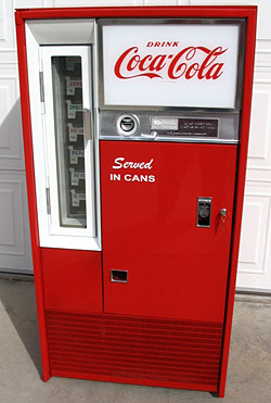 Coca Cola Vendo 63 Machine Photoshoot