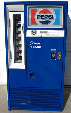 Pepsi Cola Vendo 63 Machine Photoshoot