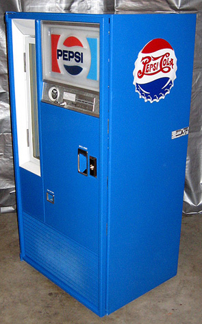 Pepsi Cola Vendo 63 Machine - Left View