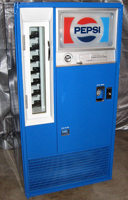 Pepsi Cola Vendo 63 Machine - Front View