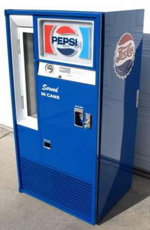 Pepsi Cola Vendo 63 Left Corner View