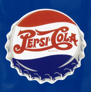 Pepsi Cola Vendo 63 Machine - Decal Detail