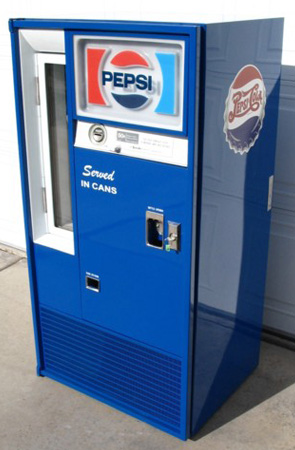 Pepsi Cola Vendo 63 Machine - Right View