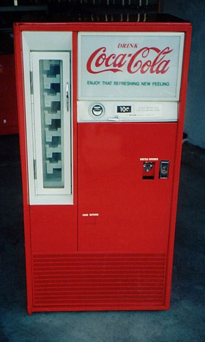 Coca-Cola Vendo 63 Square Top Machine