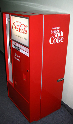 Coca Cola Vendo 56 Machine - Left View